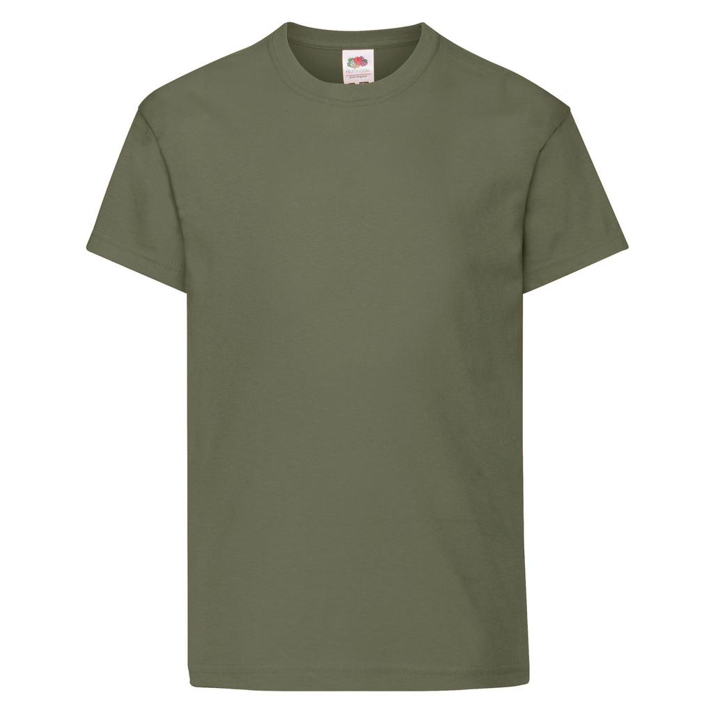 FRUIT OF THE LOOM Childrens/Kids Original T-Shirt