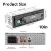 New Car Radio Bluetooth 1Din MP3 Player FM AUX TF Radio Stereo The Car-Finding Function of The Mobile APP and Voice Assistant 12V Bluetooth Hands-free