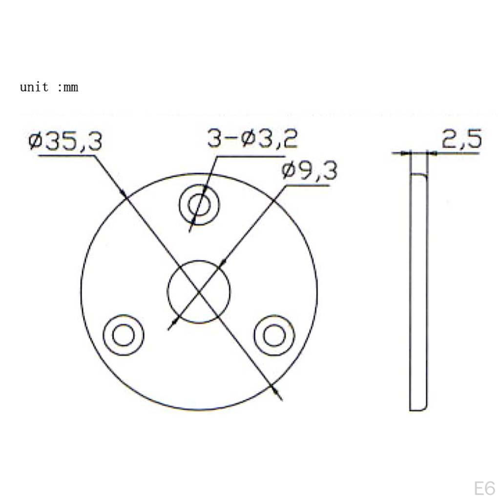 2pcs electric Guitar Bass Output Socket Plate Cover
