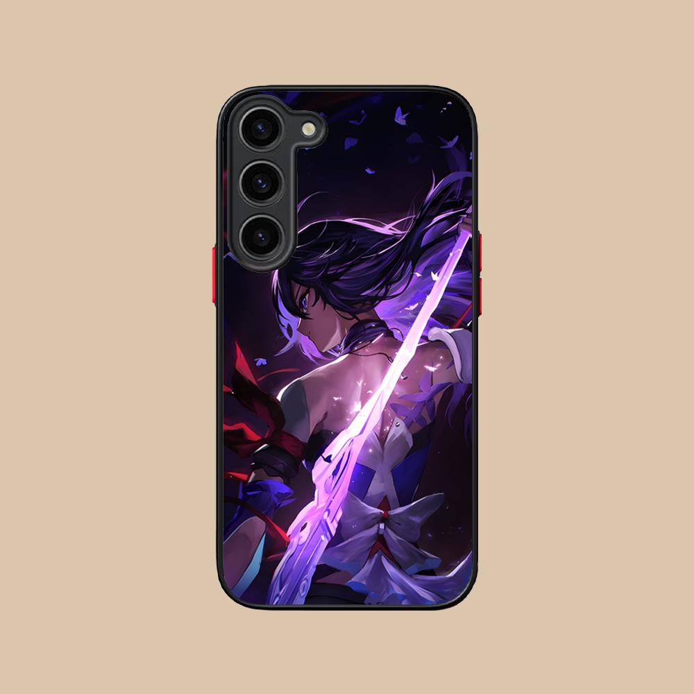HSR Seele Silicone Mobile Phone Case for Samsung Galaxy S26 S25 S24 S23 S22 S21 Plus FE Ultra Colorful Cover