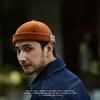 Japanese Retro Corduroy Melon Skin Hat, Men's and Women's Hip-hop Hooligan Hat, Street Trendsetters' Brimless Landlord Hat