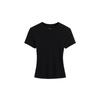 American Spicy Girl Slim Fit Round Neck Short Sleeve T-shirt - Women’s Elastic Summer Top