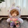 Kawaii Plush Bunny Loli Princess Doll Keyring Pendant Cute Vinyl Doll Backpack Decor Keychain Birthday Xmas Gifts