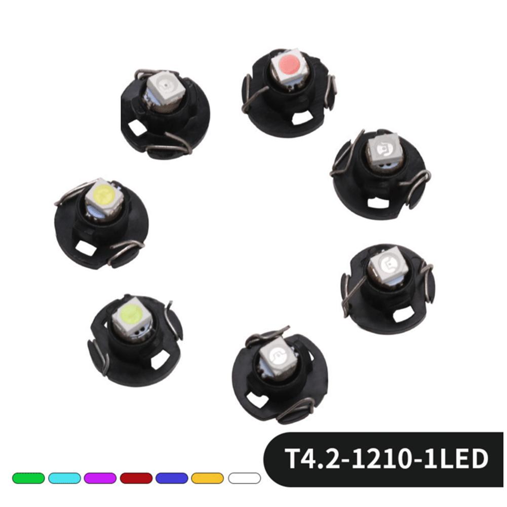10 Pièces T4.2 12V Ampoule LED Feux de Tableau de Bord de Voiture Lampes de Panneau d'Instruments