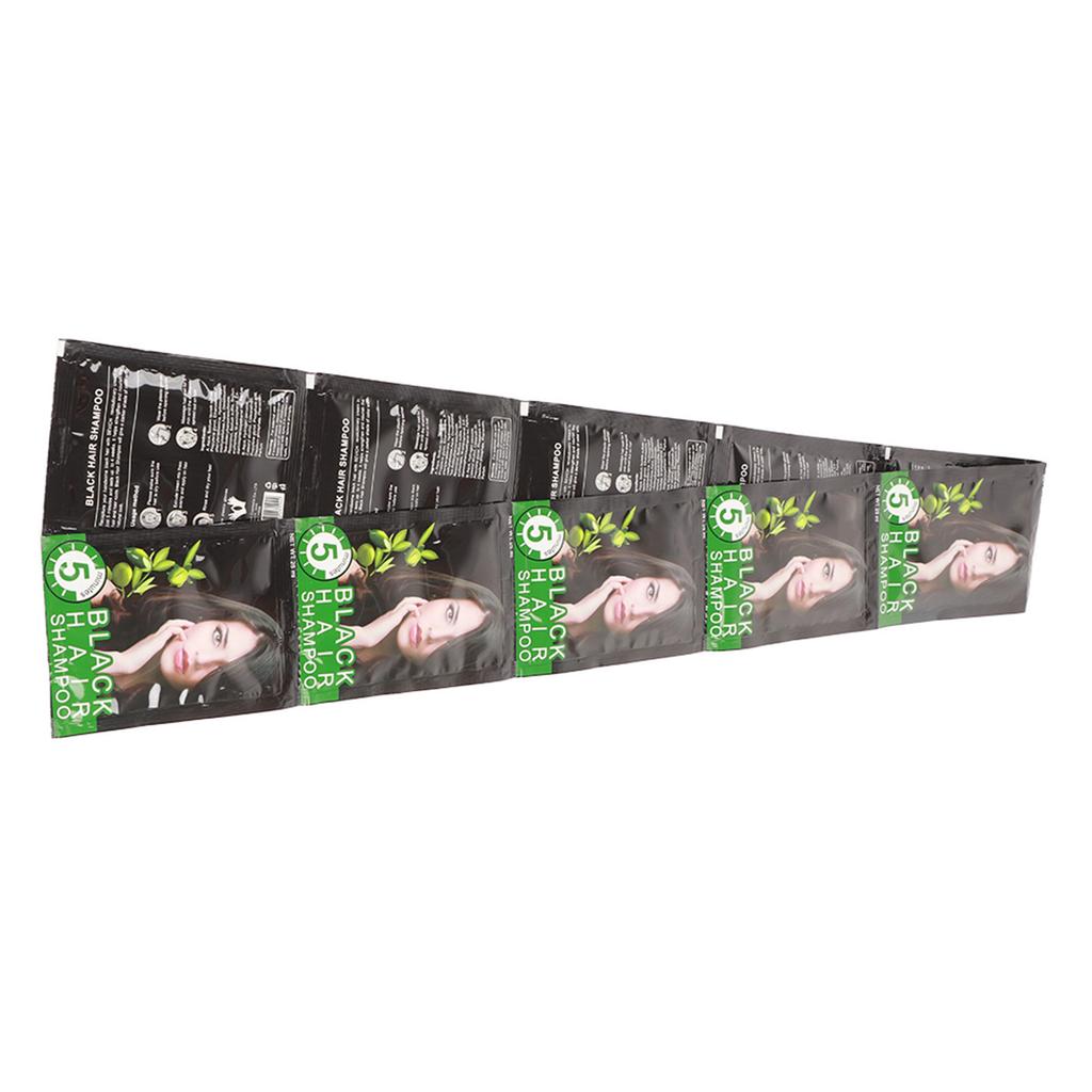 Sevich Natural Black Hair Shampoo White Hair Removal Dye Hair Coloring Shampoo10Pcs Box