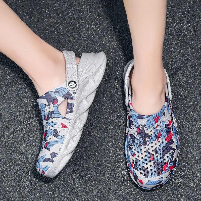 Letní outdoorové sandály Pánská móda Platforma Pantofle Beach Eva Sole Slide Sandál dřeváky