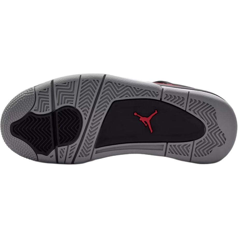 Air Jordan 4 Retro GS Toro Bravo 2026 Scarpe da Ginnastica per Bambini Rosso Fuoco-Rosso Bianco FQ8213-600