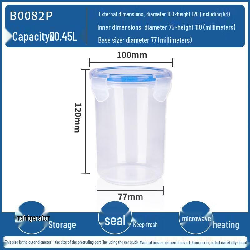 HANDUNYOU Microwave-Safe Food Storage Containers