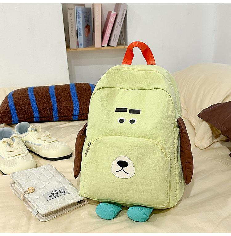 Schoolbag new high-value fresh and sweet cute puppy dog backpack kindergarten grades 1-1 large-capacity backpack