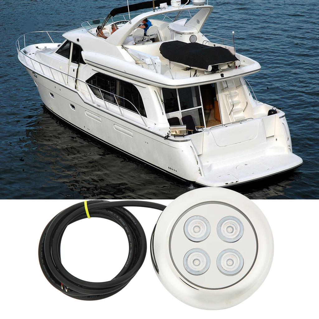 Marine Underwater Light 60 degrees  Angle IP68 Waterproof Seawater Interior Dome Lighting Swimming Pool Lamp