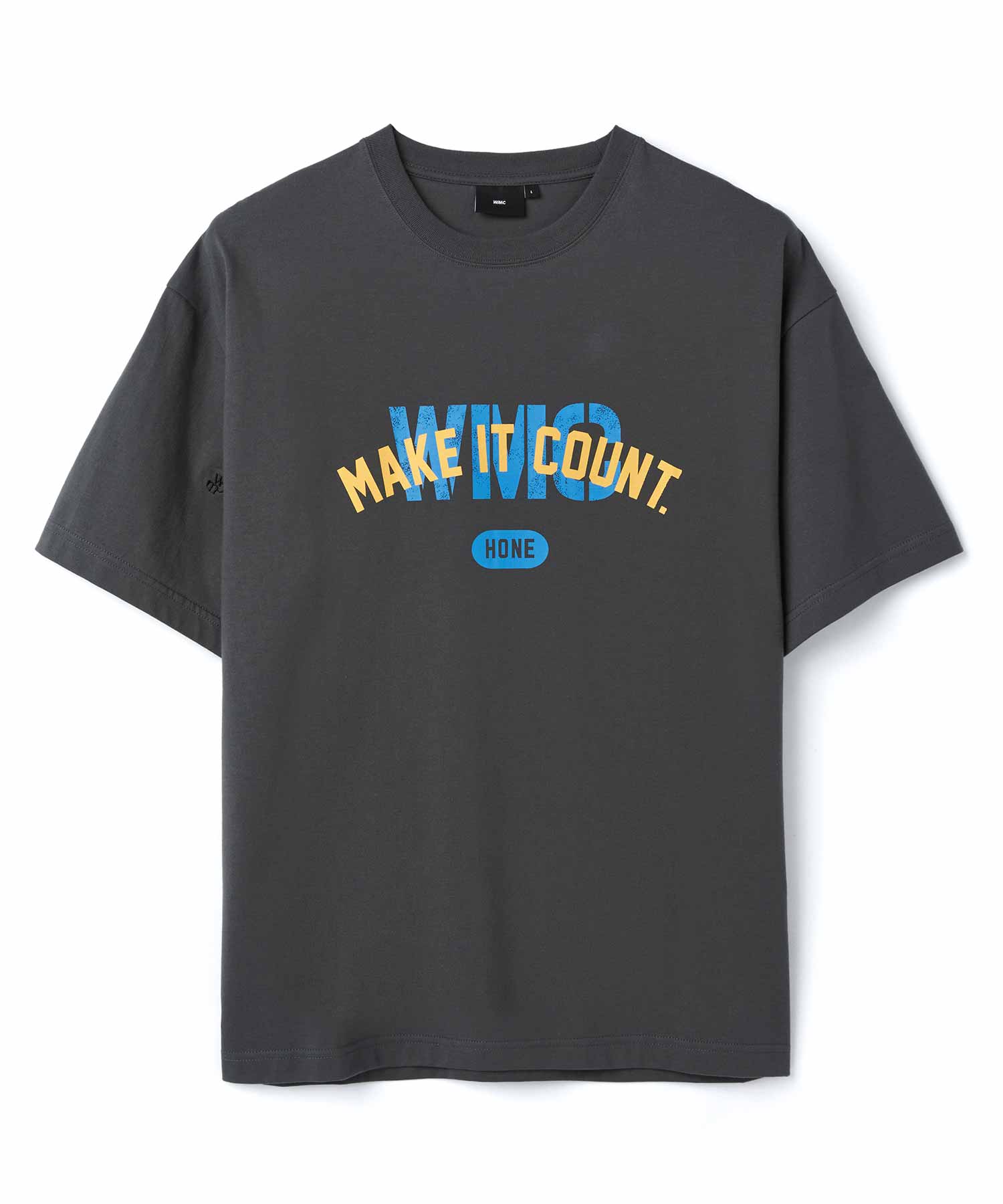 Wmc Layer Logo T-Shirt_Charcoal Grey Charcoal Grey(05)/090(S)