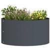 Plant Ring Set 5 Pcs Anthracite Grey 40 X 40 X 20 Cm
