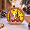 LED Luminous Christmas Decoration DIY Crafts Christmas Tree Ornament  Holiday