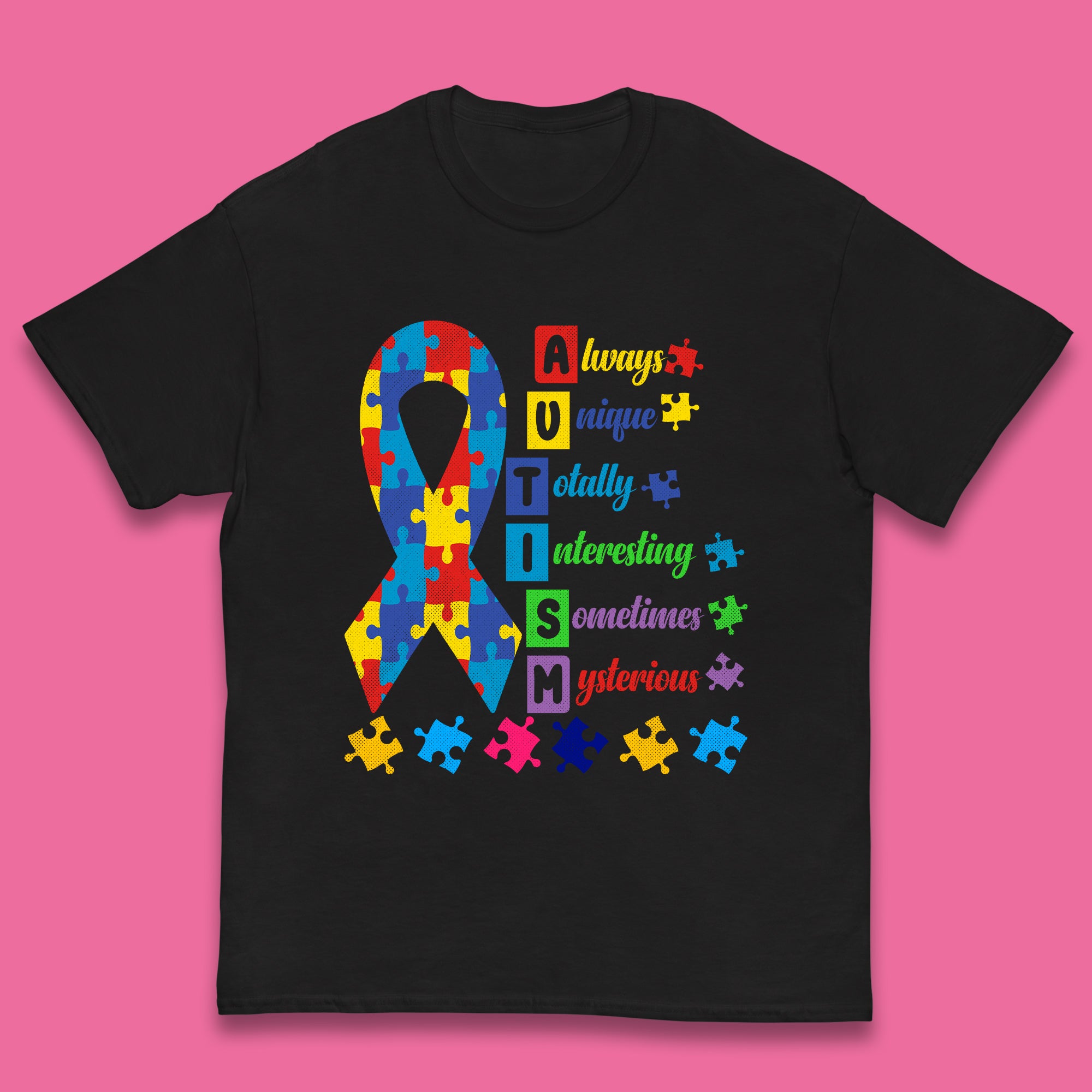 

Autism Always Unique Kids T-Shirt 120