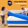 Mattress Bags for Moving Mattress Protector Waterproof Extra Thick Large Reusable Mattress Cover Storage Bags with 8 Handles