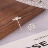 Women's Winter Snowflake Ear Studs: Versatile, Simple, Creative Design for Daily Wear
