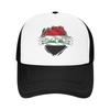 Iraq Flag Proud Iraqi Mesh Baseball Cap Unisex Fashion Trucker Worker Cap Hats Adjustable Fishing Hat Summer Trucker Hats