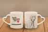 Weimaraner, Grey Ghost - cup with a dog, adorable cup with a heart-shaped handle, universal gift from the Art-Dog brand