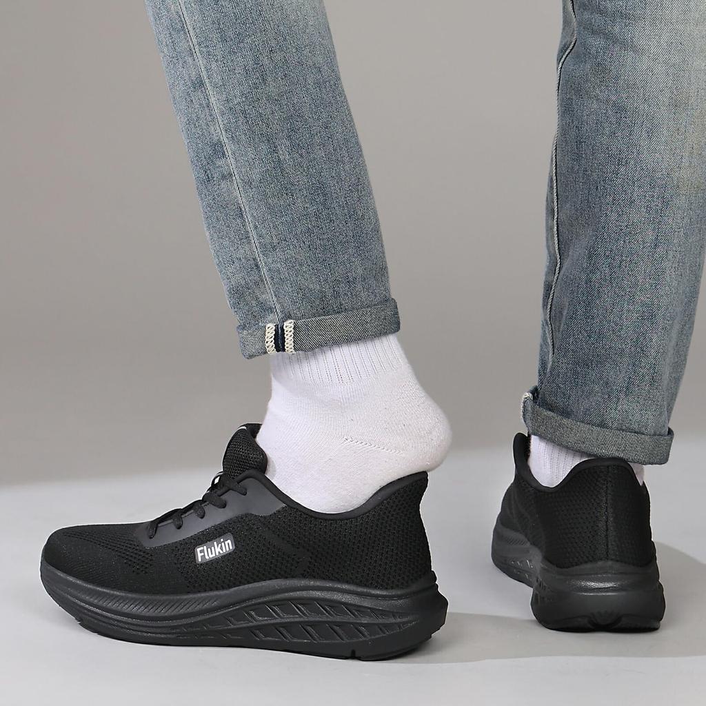 Mesh Perfect for Daily Business Knit [KENPO] Men's Sneakers, Use, Hands-Free, Travel, Trips, Walking, Lightweight, Breathable, Cushioned, Material,