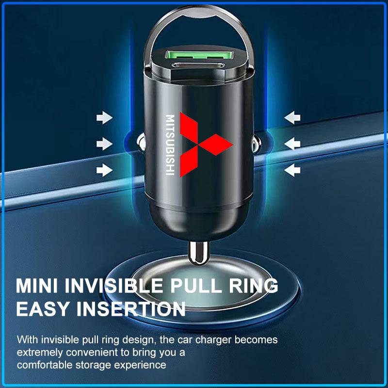 Micro Car Quick Charger Vehicle Cigarette Lighter Convert Plug Car Accessories For Mitsubishi Lancer Lancer ASX Outlander 2 Pajero Mirage Exzos Pajero