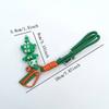 Smooth Solid Material Stegosaurus Keychain Small Size Backpack Hanging Ornament  Holiday Gift