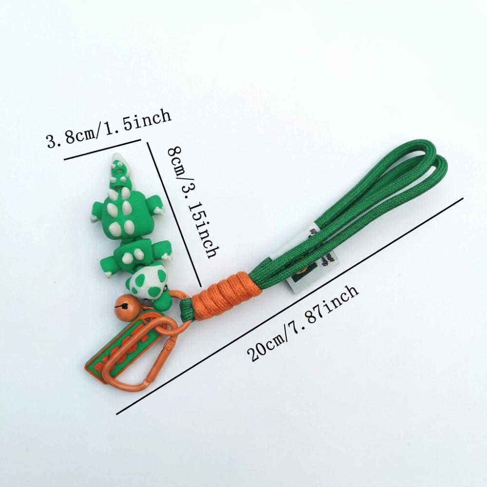 Smooth Solid Material Stegosaurus Keychain Small Size Backpack Hanging Ornament  Holiday Gift
