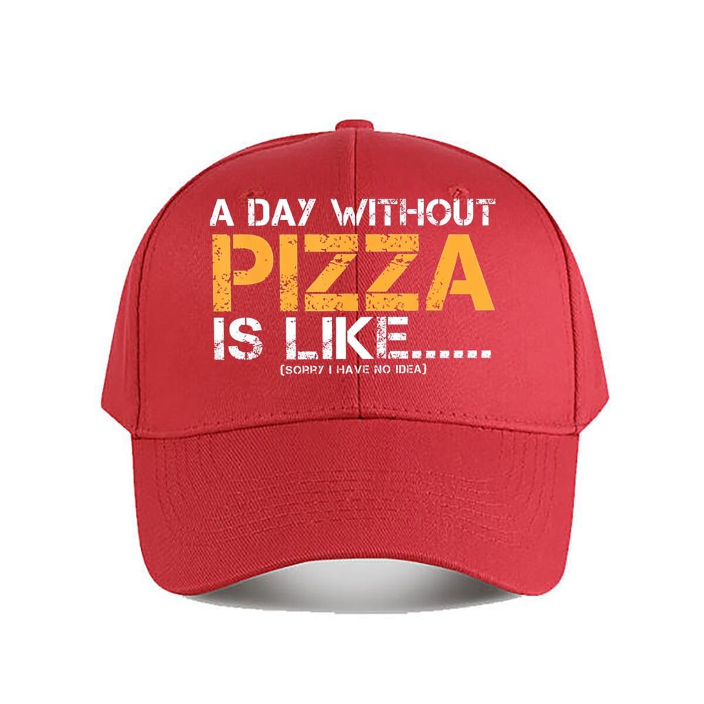 Pizza-Liebhaber Lustige Baseballkappe Mode Unisex Sonnenhut Damen Outdoor-Sport Snapback-Kappe