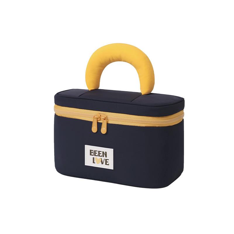 Large Capacity Waterproof Nylon Handheld Travel Makeup Cosmetic Storage Bag