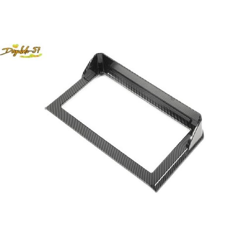 Carbon Fiber Navigation GPS Decorative Cover Trim Fit For Suzuki Jimny -