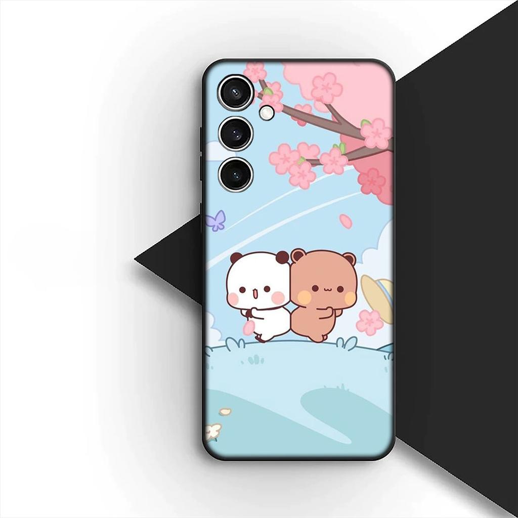 Bubus Dudus Panda Bear BubuDudus Cover for Samsung Galaxy S25 S24 S23 FE Ultra Plus S7 Edge S25+ S24+ A56 5G + Coque Phone Case