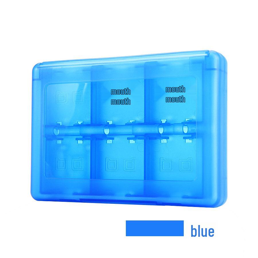 

Кейс для игровых карт 3DS & NDS 24-в-1 для 28 картриджей синий