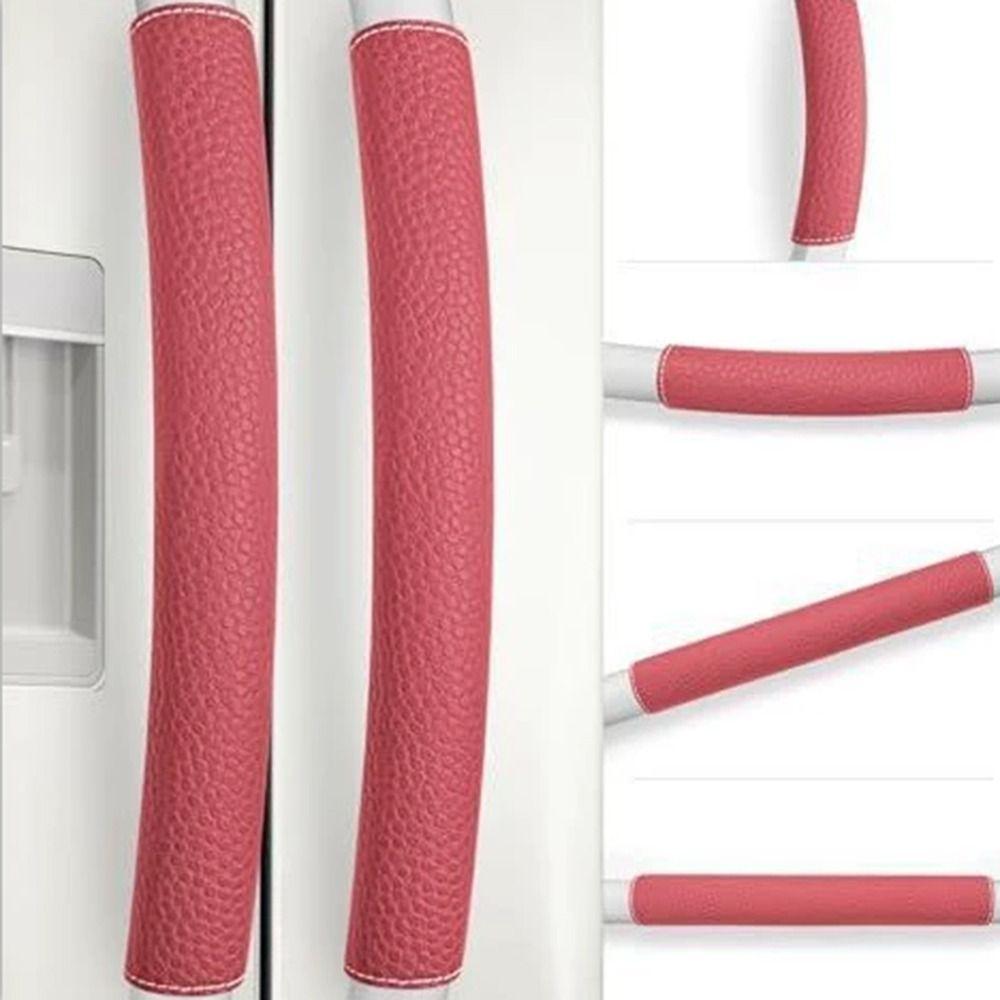PU kůže Kryt kliky dveří chladničky Čisté Kryty bezpečnostních pásů do auta Šmouhy Dekor Domácnost
