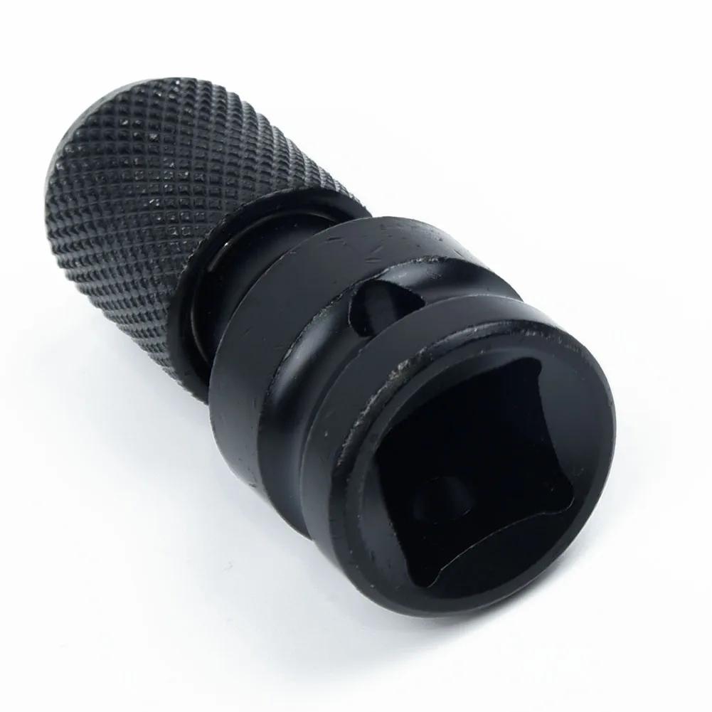 Hot 1pcs Drill Chuck Adapter Verbinder Replacement Drill Chuck Converter Accessory Konvertieren 1/2’’ Drive To 1/4’’ Hex Schwarz