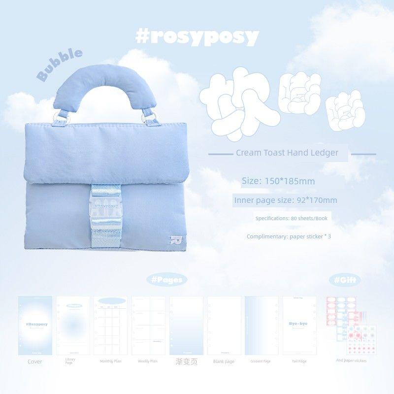 

Miss Ben Girl New Arrival Detachable Loose-Leaf Notebook Bubble (blue)