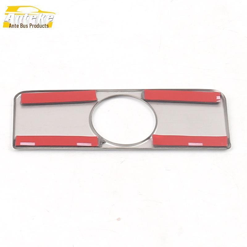 9.5th Gen Accord Headlight Control Decorative Sticker for 16 Models - Stainless Steel Adjustment Button Accent