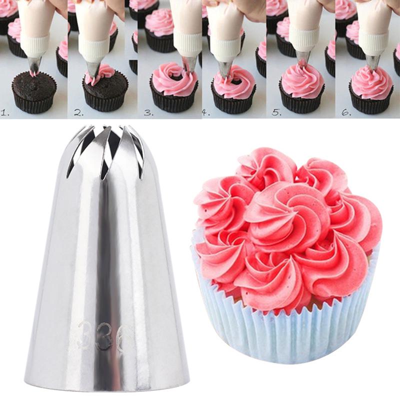 Icing Nozzle Rose Swirl Nozzle Rose Cupcake Best Piping Nozzle For