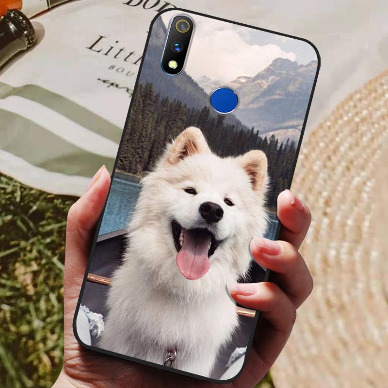 Realme 3 Pro Kılıfı Yumuşak Silikon TPU Arka Kapak OPPO Realme 3 Pro RMX1851 İçin Kılıf Funda Realme3 RMX1825 RMX1821 Darbeye Dayanıklı