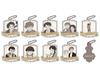 Romeo's Blue Sky Trading Acrylic Keychains Box of 10