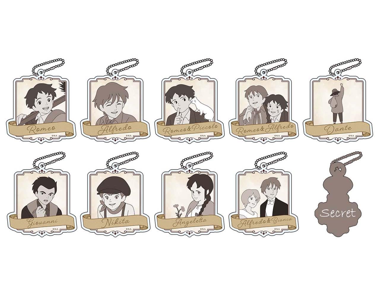 

Blue Sky Trading Acrylic Keychains Box of 10 Romeo s