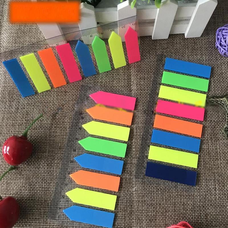 Creative Bookmarks Stickers Pet Small Strips Of Markers Index Stickers Plastic Can Write Convenience Stickers Paging Labels Stationery