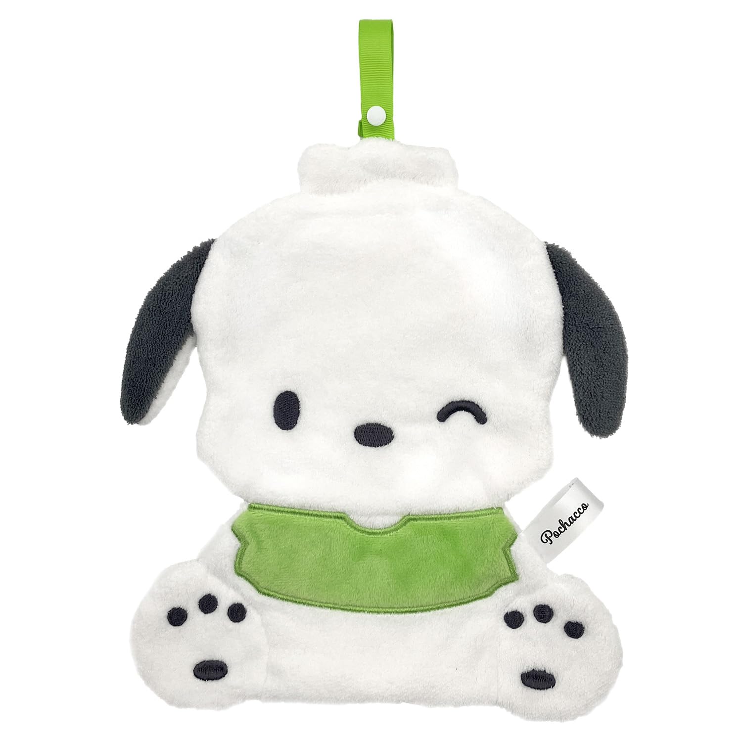 Nomura Towel Sanrio Characters Pochacco Plush Hand Towel Soft and Fluffy Hand Towel - Microfiber, Absorbent, белый