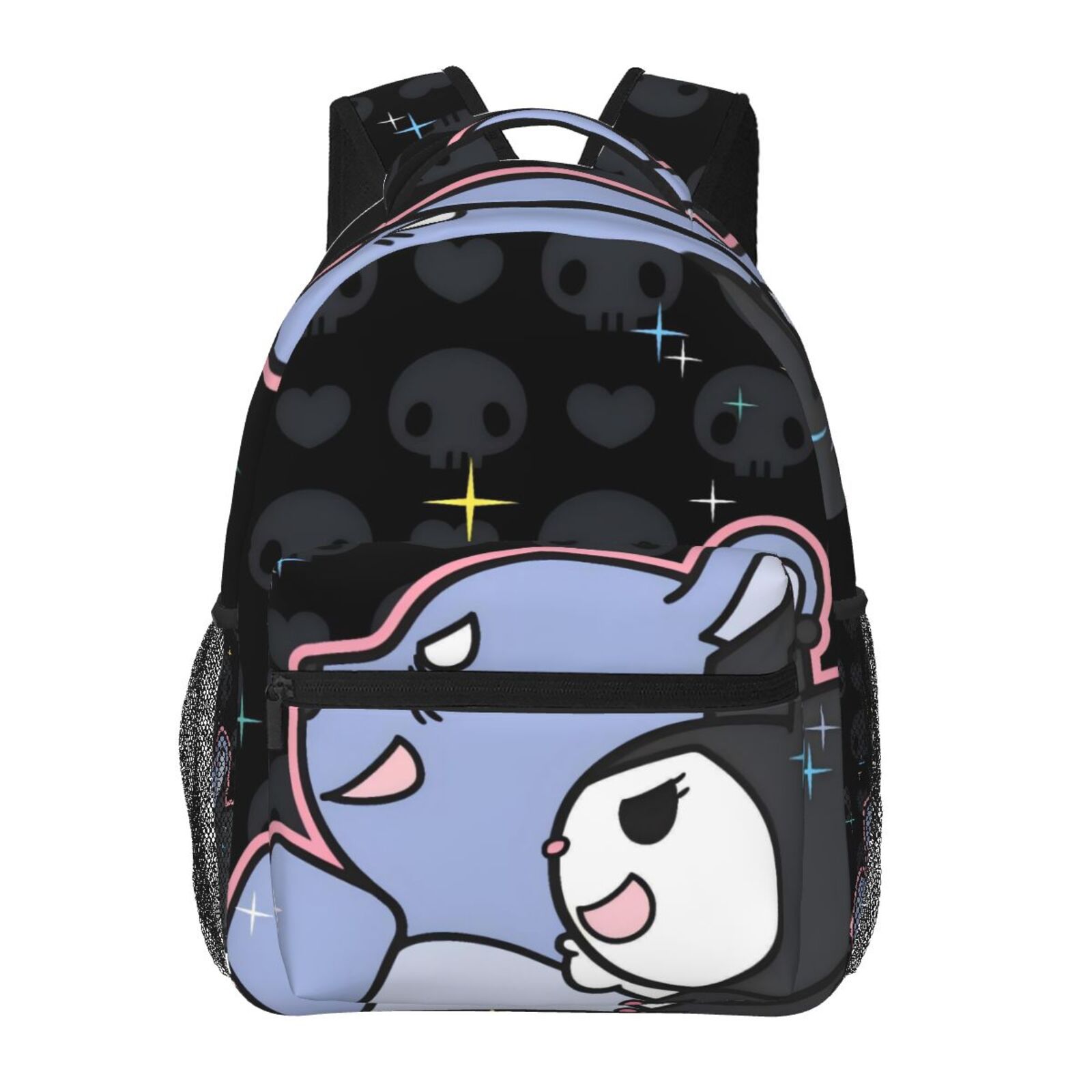 Cute School Bag Student Large Capacity Cartoon Backpack Full Print Lightweight Casual Backpack