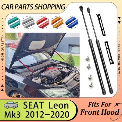 Hood Struts for 2012-2020 SEAT Leon Mk3 5F Shock Dampers Front Bonnet Modify Lift Supports Gas Springs Absorber Accessories Prop