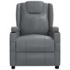 Massage Chair Anthracite Faux Leather