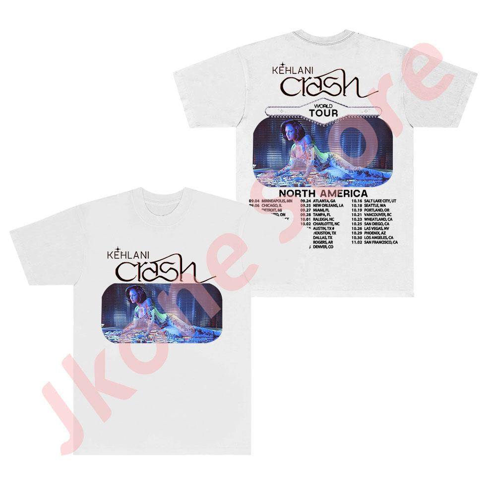 

Kehlani Crash World Tour Merch TShirts Summer Unisex Fashion Casual HipHop Crewneck Short Sleeve Tee S