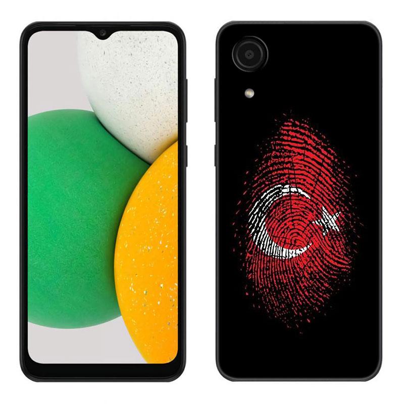 Turkey Turkish Flag Black Phone Case For Samsung Galaxy A01 A03 Core A04 E A02 A05 A10 A20 A21 A30 A50 S A6 A8 Plus A7 2018