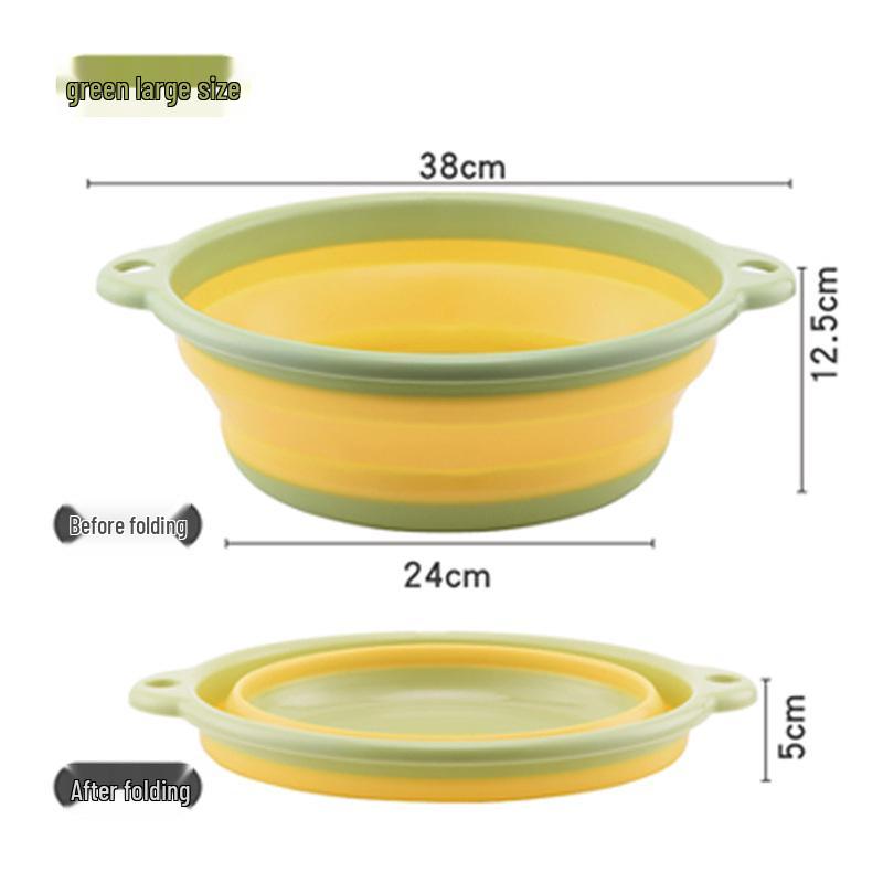 Portable Folding Wash Basin for Kitchen, Dorm, and Infant Care