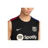 Nike FC Dri-FIT Soccer FW24 Barcelona Strike Sleeveless Comfortable Crew Neck Pullover Vest Men Tops Black HM9928-011