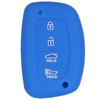Key Fob Cover Case Soft Rubber Silicone For Hyundai Elantra Tucson Sonata I40 Keyless 4 Button Smart Remote