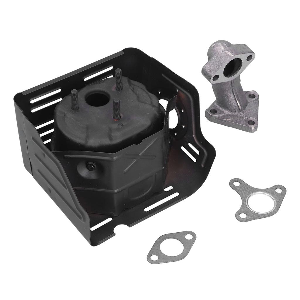 Schalldämpfer Auspuffanlage Eisen für Gx240 Gx270 Motor mit Dichtung Ansaugrohr